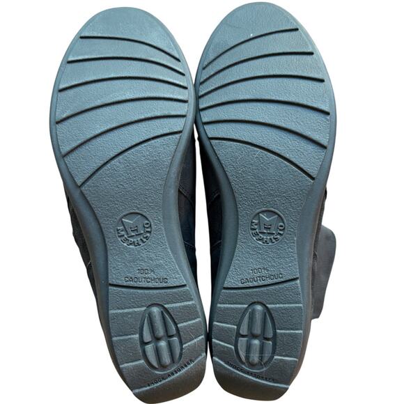 Mephisto Seddy Scrunchy Ankle Boots w Cuffs Matte Black Nubuck Leather size 9.5 - Picture 8 of 16